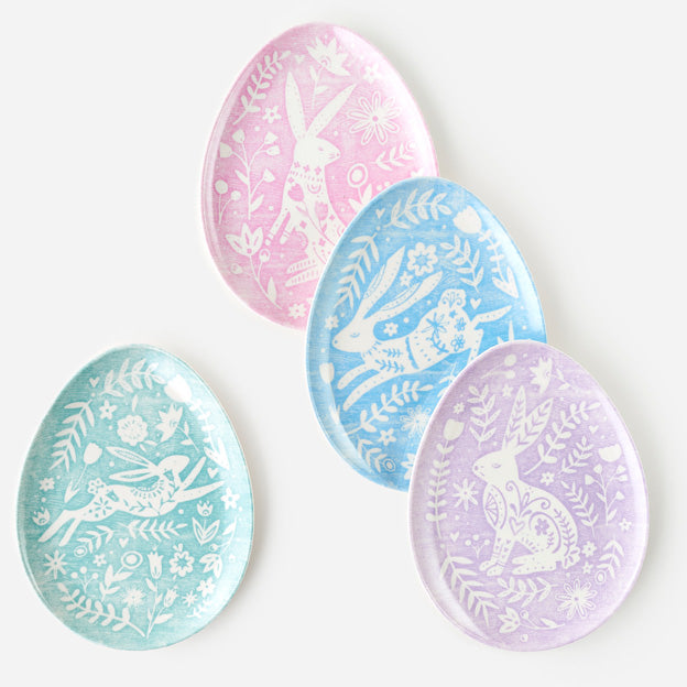 180 Melamine Egg Plate 7" Set of 4